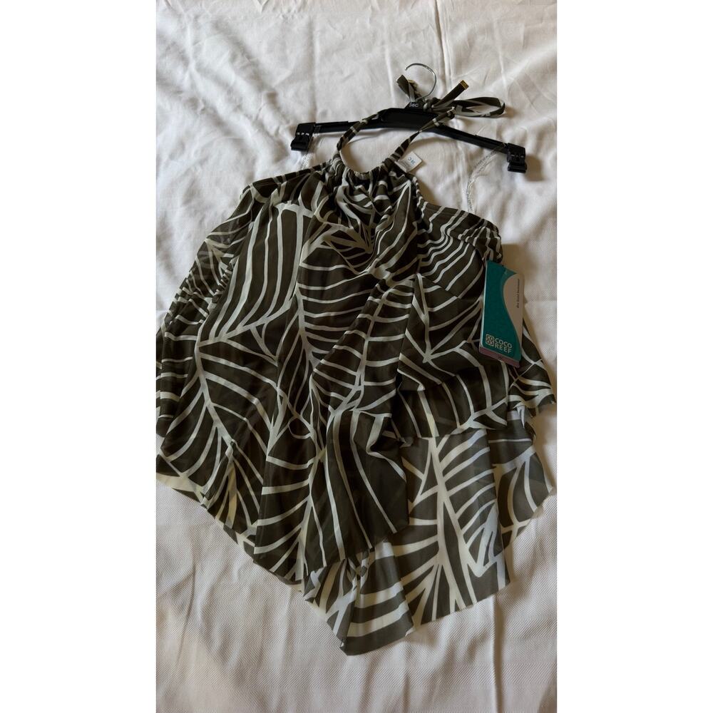 Coco Reef Palm Tankini Swimsuit Set 38C Top 2XL Bottom NWT $150 MSRP - Picture 5 of 14